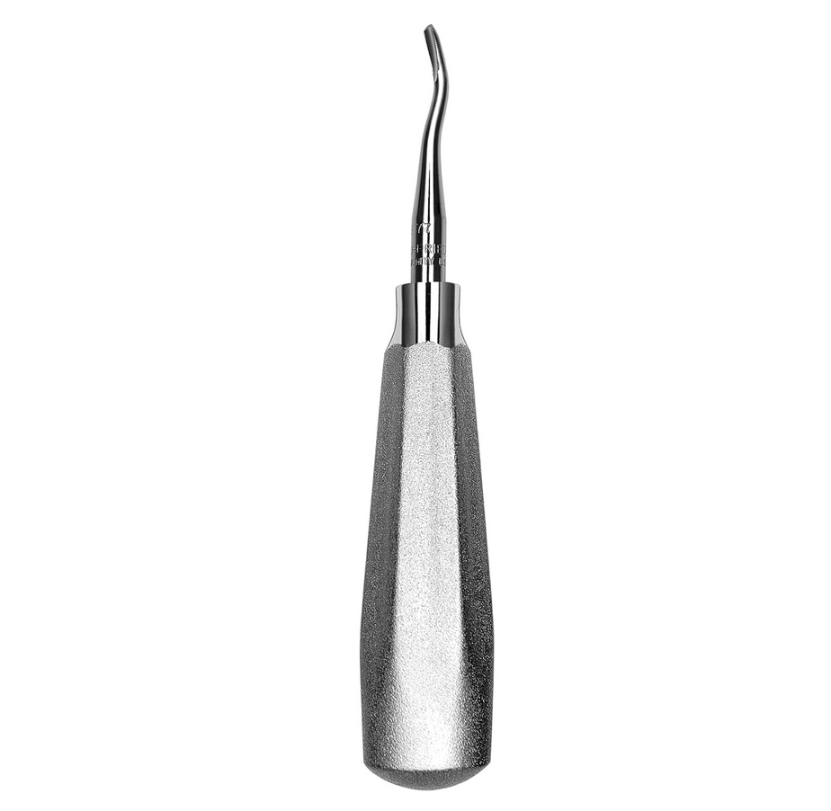 Hu-Friedy E77R Serrated Dental Elevator with Large Tapered Hexagon Handle