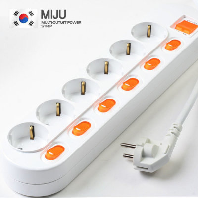 Korean/Multi Plugs/5M/Home Electronic Appliances/Office/Computer/Industrial/Electricity