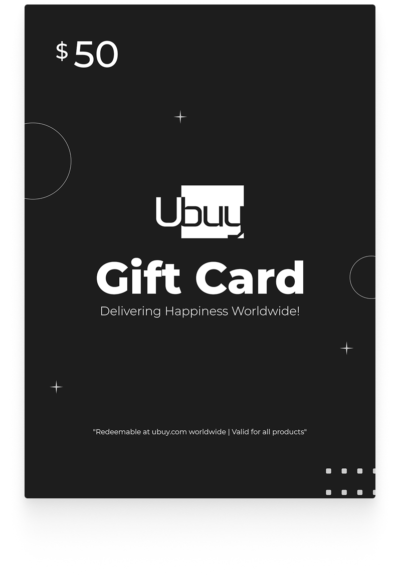 Ubuy Digital Gift Card, $50 (USD)