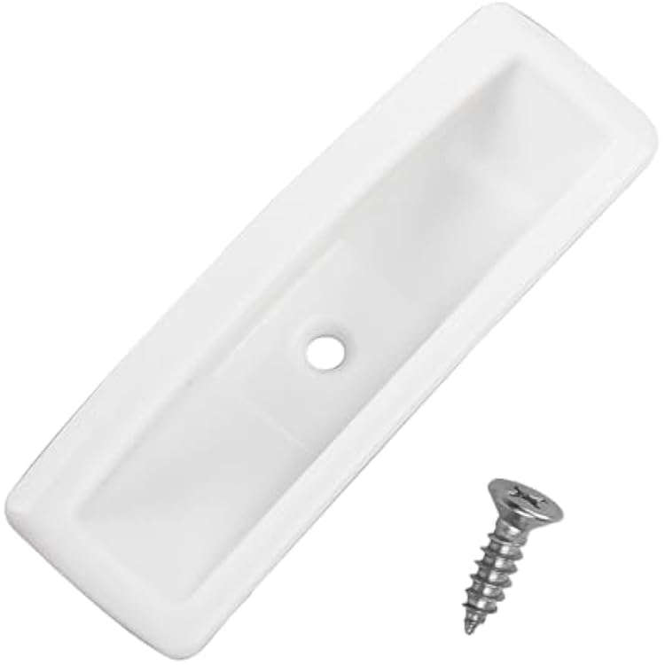 Windows Low Profile Sash Lift Handle Replacement for Andersen Perma-Shield Narroline Double-Hung Windows 1991-Present - Anderson Window Sash Finger Pull Lift, Easy Installation with Screw