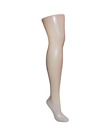 Single Leg Mannequin Free Standing Leg Form with Metal Base, Single Leg Display for Socks, Pant Display. Clothing Forms