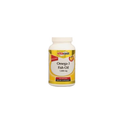 Vitacost Omega-3 Fish Oil Lemon - 1000 mg - 150 Softgels