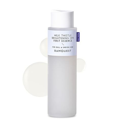 Rawquest Milk Thistle Toner, Deep Hydration, Radiant Glow, Brightening, Soothing, Instant Cooling, Improve Skin Texture, 82% Milk Thistle, Hyaluronic Acid & Niacinamide, Hydracell 6.76 Fl Oz200ml