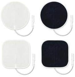 X Foam Electrodes, 2 x 4 Inch Rectangle, Pack of 4