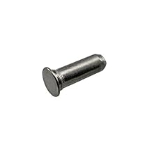 Unicorp ETP4-250-12 1/4" Round Pilot Pin Flush Unthreaded, 0.750 lg, 400 Stainless QTY-10