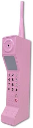 Diydeg Retro Mobile Phone, 80S 90S Old Fashioned Portable Brick Cell Phone Ornament, Iron Simulation Photographic Props Vintage Cellular Phone Model for Party Decorations Home Stage