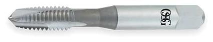 Spiral Point Tap, Plug, Bright, M8x1.25