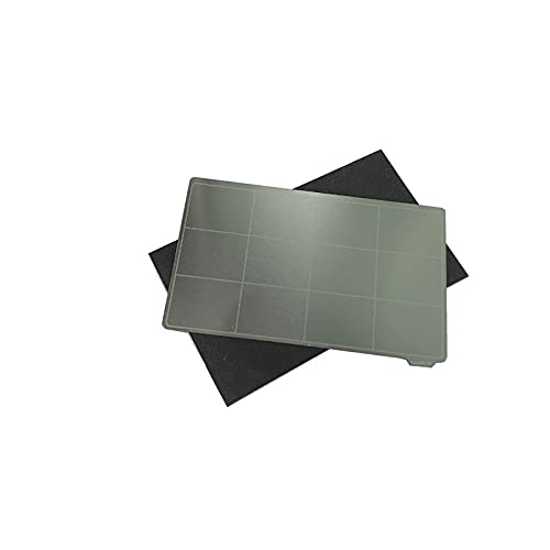 Lysee 3D Printer Parts & Accessories - Energetic New 219x140mm Removal Spring Steel Flexible Resin Build Plate for Kelant S400, Kelant S500 and QIDI S-Box - Size: 102x59mm, Color: 1 Set