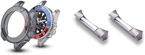 20mm Curved Endlinks Bundle with Chrono Suit Case Compatible with Rolex