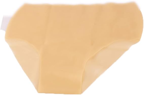 EXLATEX Latex Panties Women Latex Rubber Mini Briefs Underwear Latex Shorts