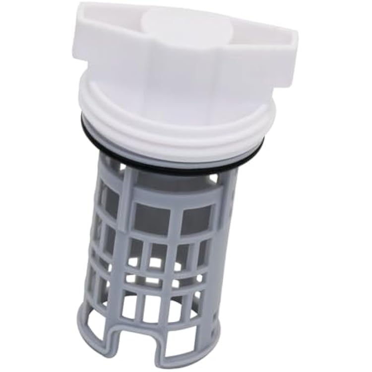 DC97-16991A Washer Drain Pump Filter, Washing Machine Filter Compatible with Samsung Washing WF42H5000AW, WF42H5000AWA2