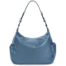 Genuine Leather Purses for Women Hobo Crossbody Bags Casual Work Shoulder Bag with Adjustable Strap