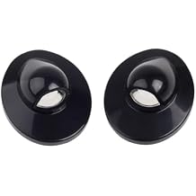 HERCOO License Plate Lights Lamp Lens Black Housing Compatible with 1999-2015 F150 F250 F350 F450 F550 Super Duty Bronco Excursion Expedition Explorer Ranger Pickup Truck Step Bumper, Pack of 2