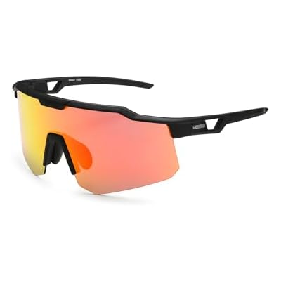 Sport Sunglasses for Men and Women: Ideal for Driving Fishing Cycling Running - UV Protection