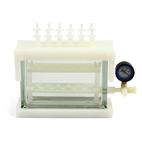 Solid Phase Extraction Device, 12 Position Solid Phase Extraction Vacuum SPE Manifold Solid Phase Extraction Kit for Position Solid Phase Extraction Vacuum SPE Manifold E for Lab  2 Shelves