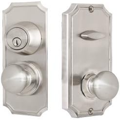 Weslock 01501ININSL2D Residential Handlesets, Satin Nickel