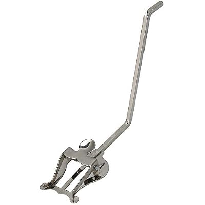 Yibuy Sax Clamp-On Clip Holder Lyre for Alto Tenor Saxophone Band For Marching Clips Silver