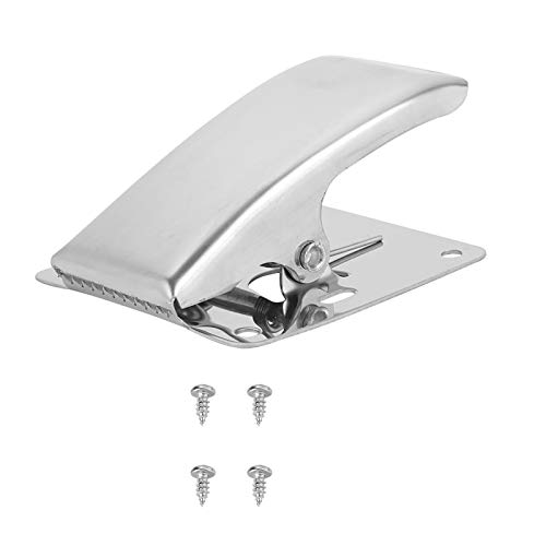 Fish Fillet Clamp, Fish Tail Clip with Deep-Jaw Stainless Steel Fishing Grip for Table Cleaning and Bait Board