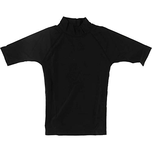 BLOCK SURF Rash GuardShort Sleeve Size: Small Black