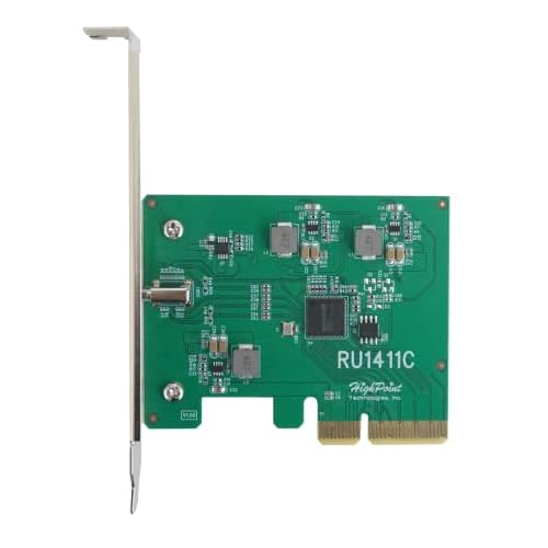HighPoint Technologies RocketU 1411C PCIe 3.0 x4 USB 3.2 20Gbs Host Controller