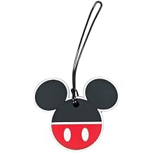 7STAR Mouse White Outline Luggage Tag Durable PVC Identification Labels for Travel Ease