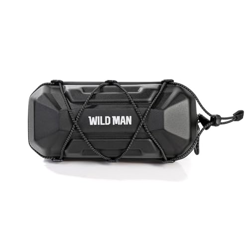 Bicycle Handlebar Bag Hard Shell with Rainproof Cover, Mountain Bike Storage Bag Quick Release Durable Bike Front Bag Universal for Road Bikes Folding Bikes
