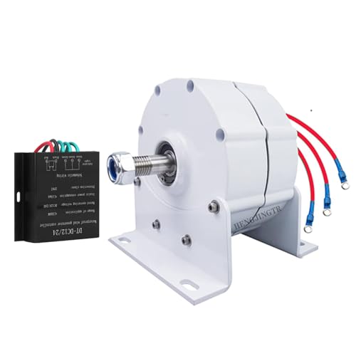 4500W Small Permanent Magnet Generator, 12V 24V48V Ac Alternator for DIY Your Own Horizontal Wind Turbine
