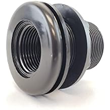 Lifegard Aquatics 1/2-Inch Double Threaded Bulkhead