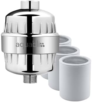 AquaBliss Revitalizing Shower Filter & 3 Pack of SFC100 Filter Cartridges