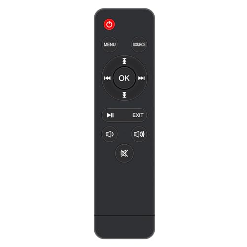 Replacement Remote Control fit for AuKing M8-F ProjectorTMY V08  NISOO M10  PANSEBA HI-04&PANSEBA HI-04  XuanPad X008-QA01 Mini Projector