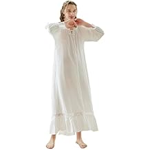 Women's Vintage Victorian Sleepwear Sleeveless/Short/Long Sleeve Sheer Nightgown Pajamas Nightwear Lounge Dress