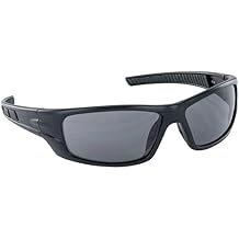 SAS Safety Corp VX9 Black Safety Glasses | Polycarbonate High-Impact Scratch Resistant Protective Eyewear for Work