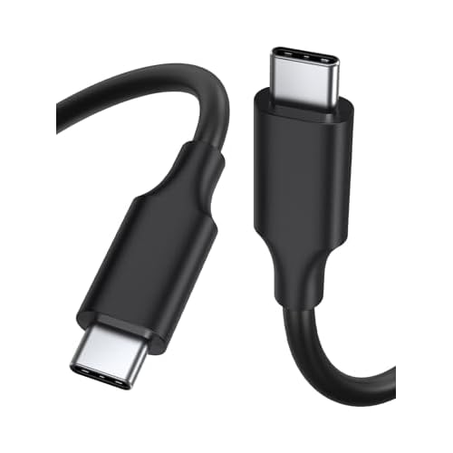 CableCreation Short USB4 Cable, Thunderbolt 4 Cable 40Gbps, 240W, 8K@60Hz, Compatible with Thunderbolt 3, Thunderbolt 4 and USB-C,3.3FT, Black