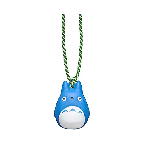 Ensky My Neighbor Totoro Blue Totoro Bell Keychain - Official Studio Ghibli Merchandise