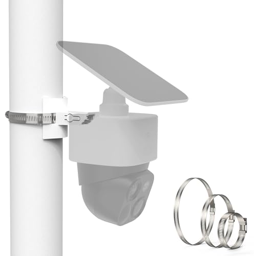 Pole Mounting Bracket for Eufy Security SoloCam S340SoloCam E30E42, Solar Panel Security Camera 1Pack,White