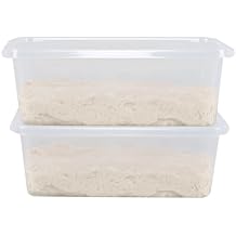 4-Pack Proofing Container with 6 L Capacity, Fits Up to 3000 Grams of Dough, Dough Rising Box for Bread, Sourdough, Pizza