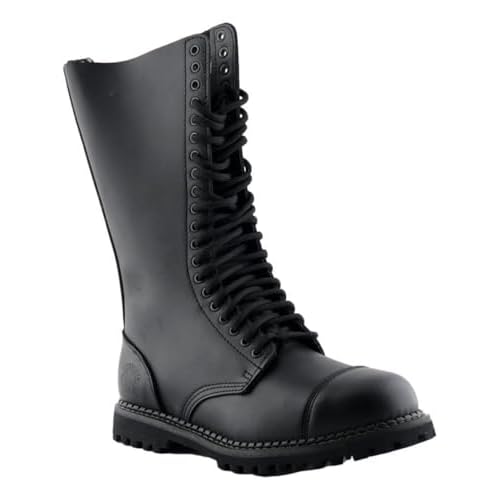 Grinders King 2015 Black Mens Safety Steel Toe Derby Boots