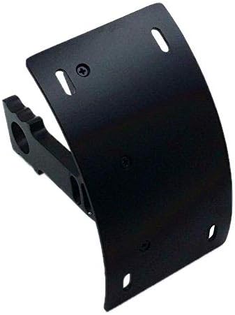 Swingarm Side Mount Curve License Plate Bracket for Honda CBR600RR CBR1000RR RR (Black)