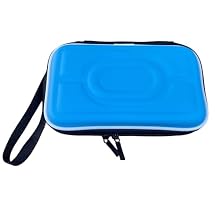 Hzycwgone Case for Nintendo Gameboy Advance Color Pocket GBA/GBC/GBP/DS Lite/NDSL/NDSi,Travel Carry Hard Bag Shell for GBA/GBC/GBP/DS Lite/NDSL/NDSi(Blue)