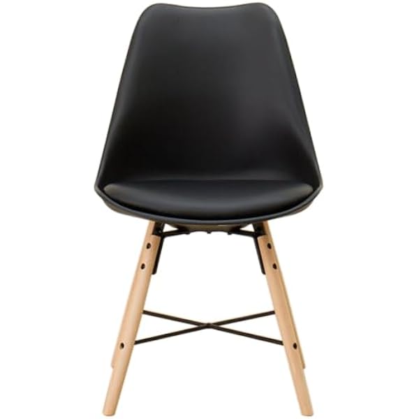 Nitori 4007012 Henley Dining Chair, Black