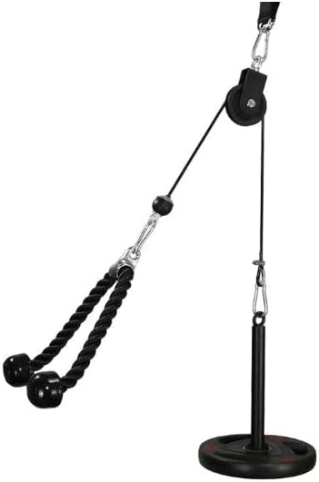 Weight Pulley System Cable for Pull Down and Lift Machine Pulley Attachment for Triceps Pull Down, Biceps Curl, Back, Forearm, Shoulder Home Gym Equipment