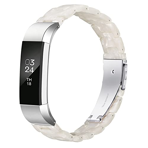 Resin Watch Band Compatible with Fitbit Alta and Fitbit Alta HR Replacement Wristband for Women Men,Thin Light Resin Strap Bracele Waterproof for fitbit Alta accessories