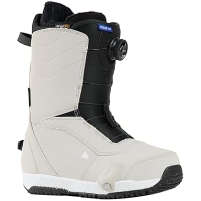Burton Mens Ruler Step On Snowboard Boots, Gray Cloud, 8.0