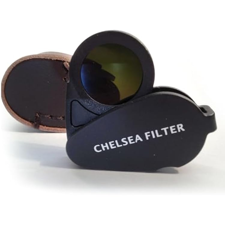 Ade Advanced Optics Chelsea Filter Professional Gemstone Tester for Gem Identification, Jewelry & Diamond Testing Jewelers Loupe Tool for Sapphire, Aquamarine & Stones