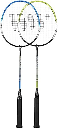 WISH Badminton Set for 2 Players, 2 Rackets and 3 Shuttlecocks