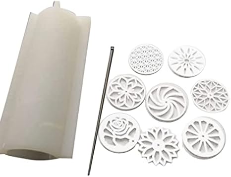 1 Set Acrylic By Pulling Kaleidoscope Soap Mould, 1000 ml Tube, Silicone Soap Mould
