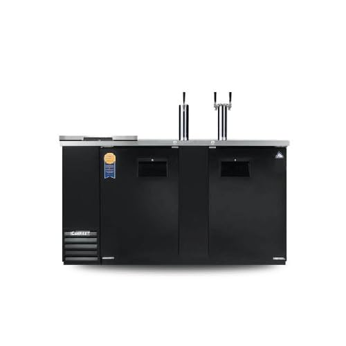Everest EBD3-CT Draft Beer Dispenser 1 Tower Single Tap Club Top, 115v, NSF - 24 cu. ft.