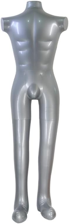 Inflatable PVC Male Model Full Body Dummy Torso Tailor Clothes Sewing Model