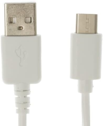 USB Cable Charging Cord/Charger Power Lead Wire Compatible with Aerb FU-01 Lint Remover / (1m / 3.3ft) / White