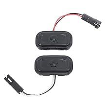 Steering Wheel Radio Control Switch, 56046098AA Left Right Anti Crack 2Pcs for 1500 2500 3500 Model